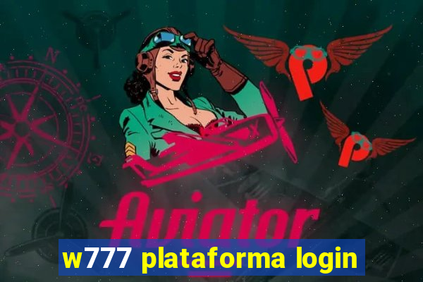 w777 plataforma login